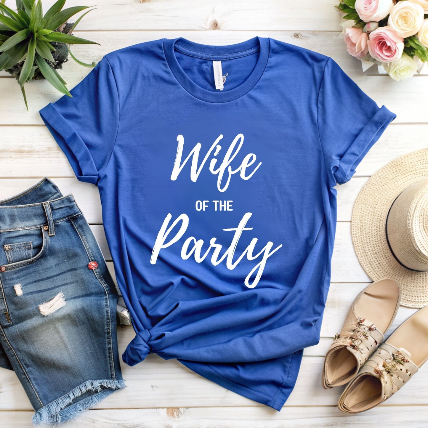 Wife of the Party T-Shirt - Perfect for Bachelorette Parties