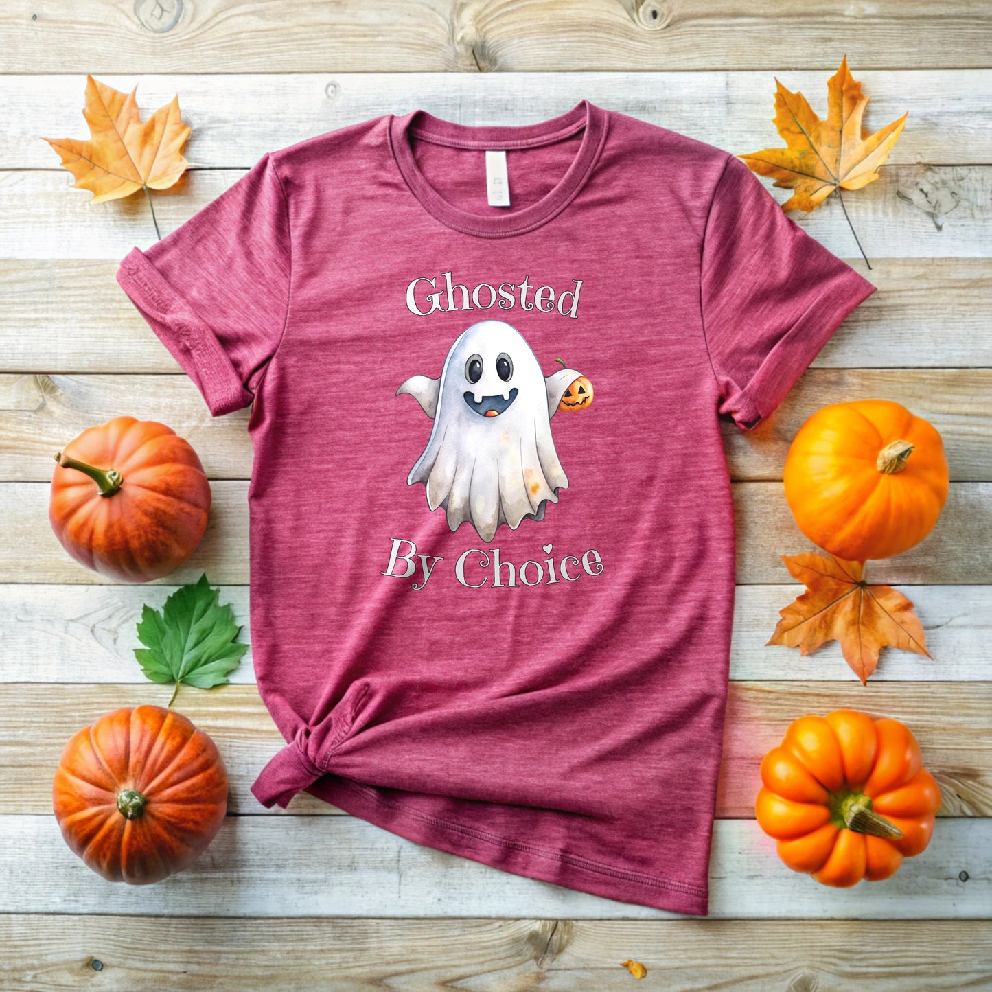 Ghosted By Choice Halloween T-Shirt | Perfect for Spooky Season