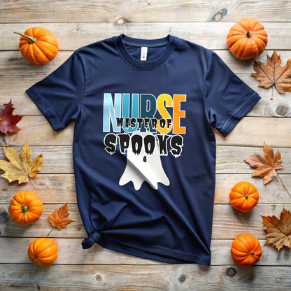 Master of Spooks T-Shirt for Nurse | Spooky Medical Design,