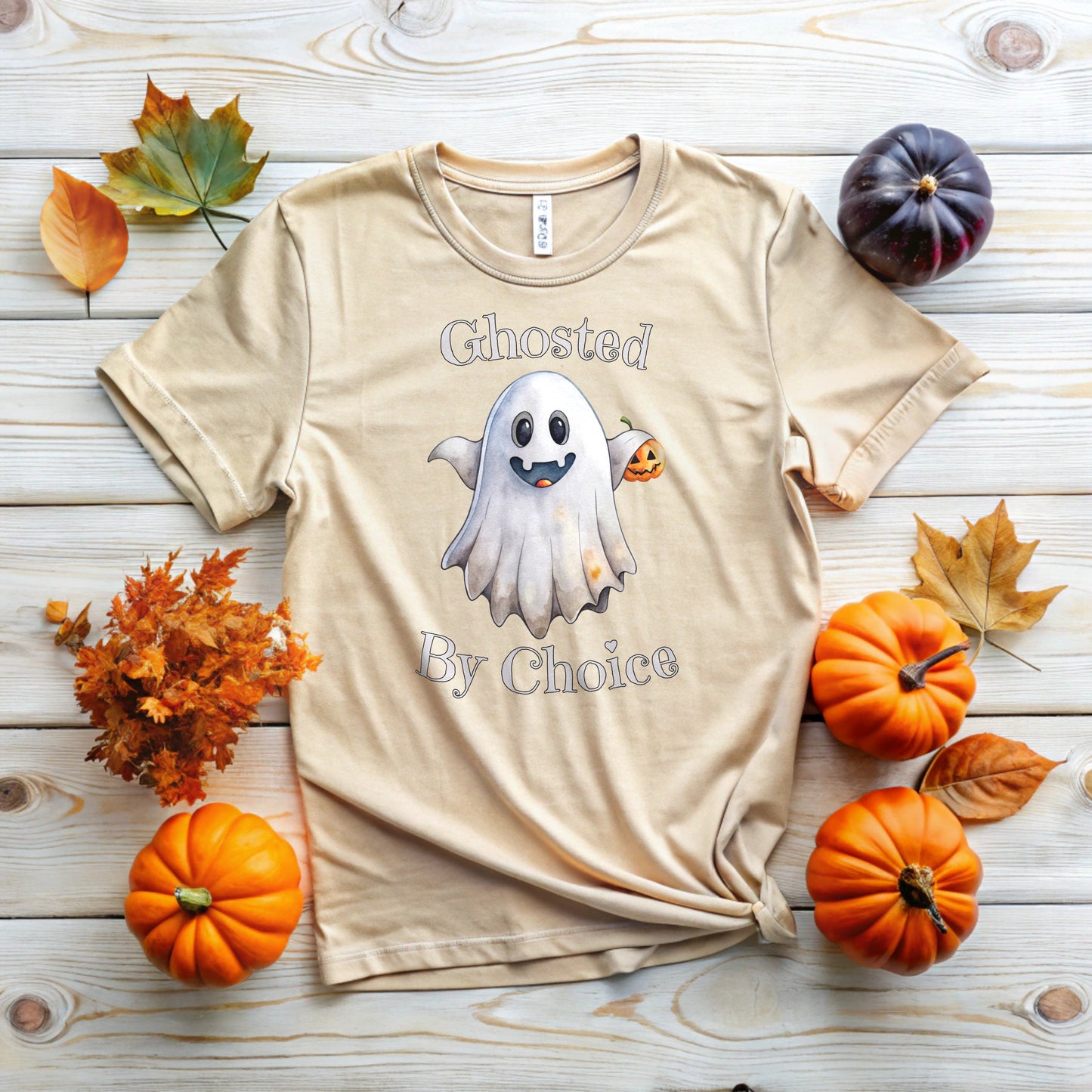 Ghosted By Choice Halloween T-Shirt | Perfect for Spooky Season