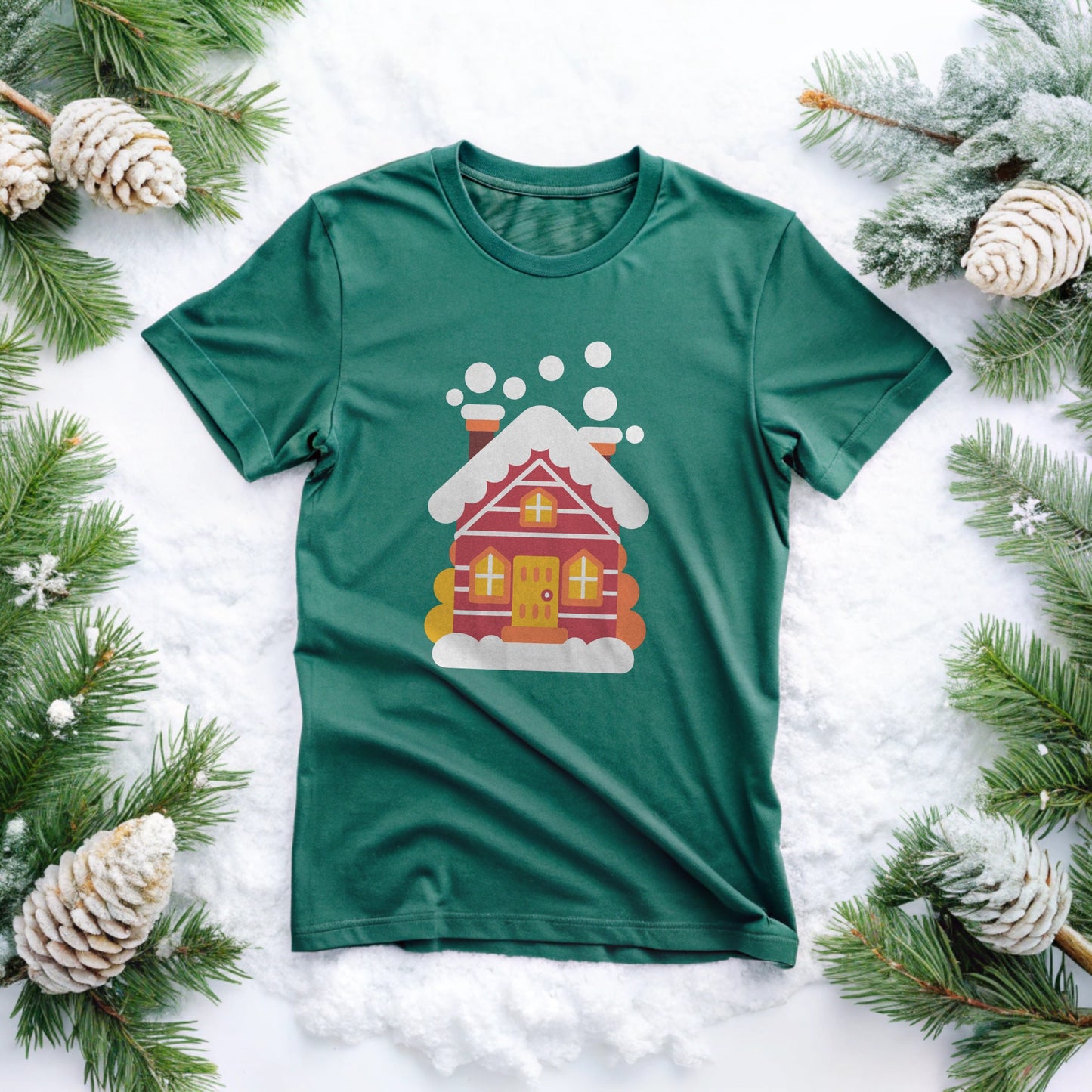 Christmas Cabin Tee
